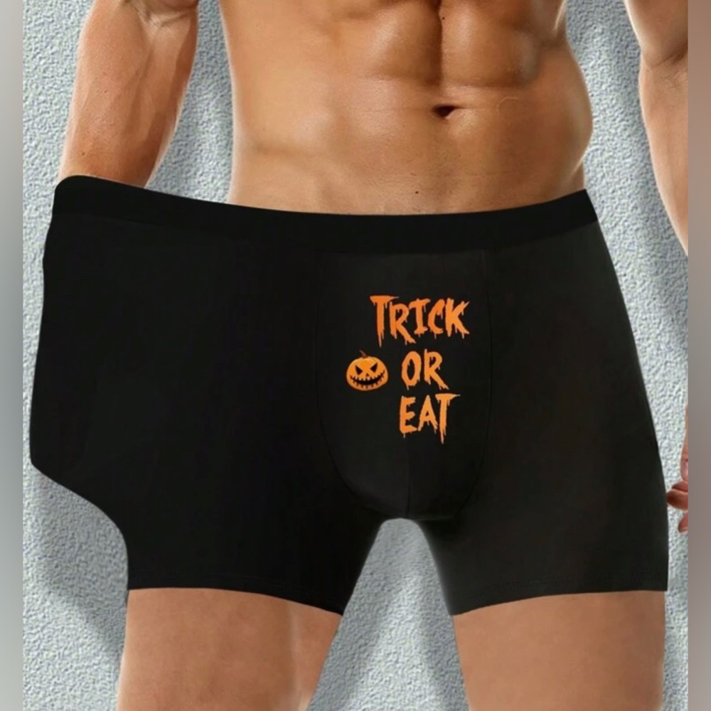 HALLOWEEN MENS STRETCHY BOXER BRIEFS